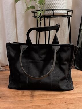 Black Canvas Tote Bag Quince